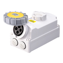 Interlocked Switched Sockets(Socket with Interlock Switch)(Socket with Switches and Mechanical Interlock) 32A 3P+E IP67 4H HTPZ1241-4
